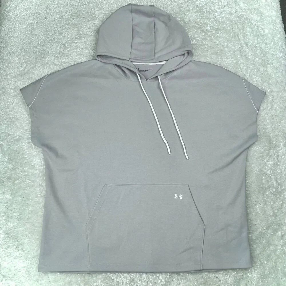 Under Armour Double Knit Short Sleeve Tunic Hoodie